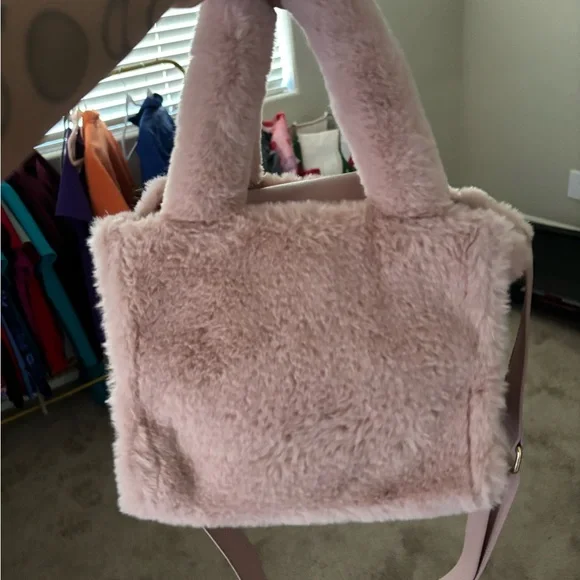 Juicy Couture Quilted Faux Fur Handbag - Picture 2 of 5
